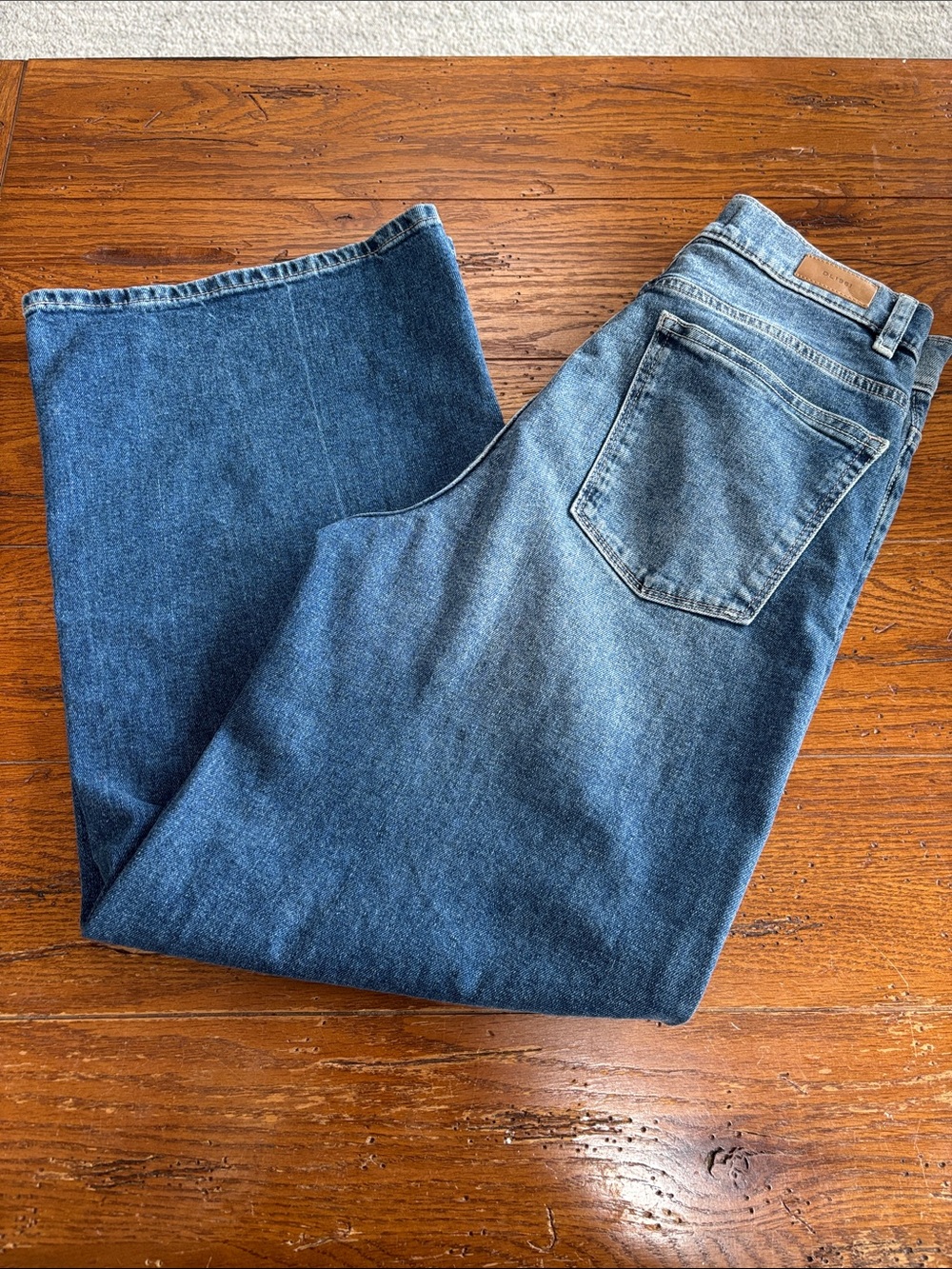 DL1961 Hepburn Wide Leg 27” Jeans Women’s High Rise Blue Denim Ankle Size 27 - Picture 11 of 11
